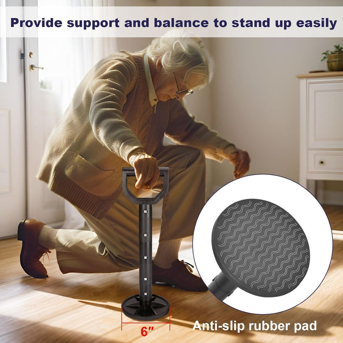 Mobility Aids Equipment to Help Get Up from Floor Ground Bed for Elderly, Standing Assist Device Tool, Stand Lift Assistance Supports Daily Living for Seniors & Handicap