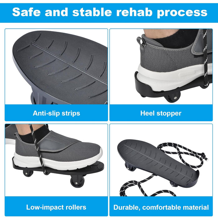 Knee Replacement Recovery Aids for Knee Therapy Exercises, Knee Surgery Recovery Equipment Knee Glider for Knee Replacement ACL PCL Injuries, Leg Exercise Tool to Increase Range of Motion